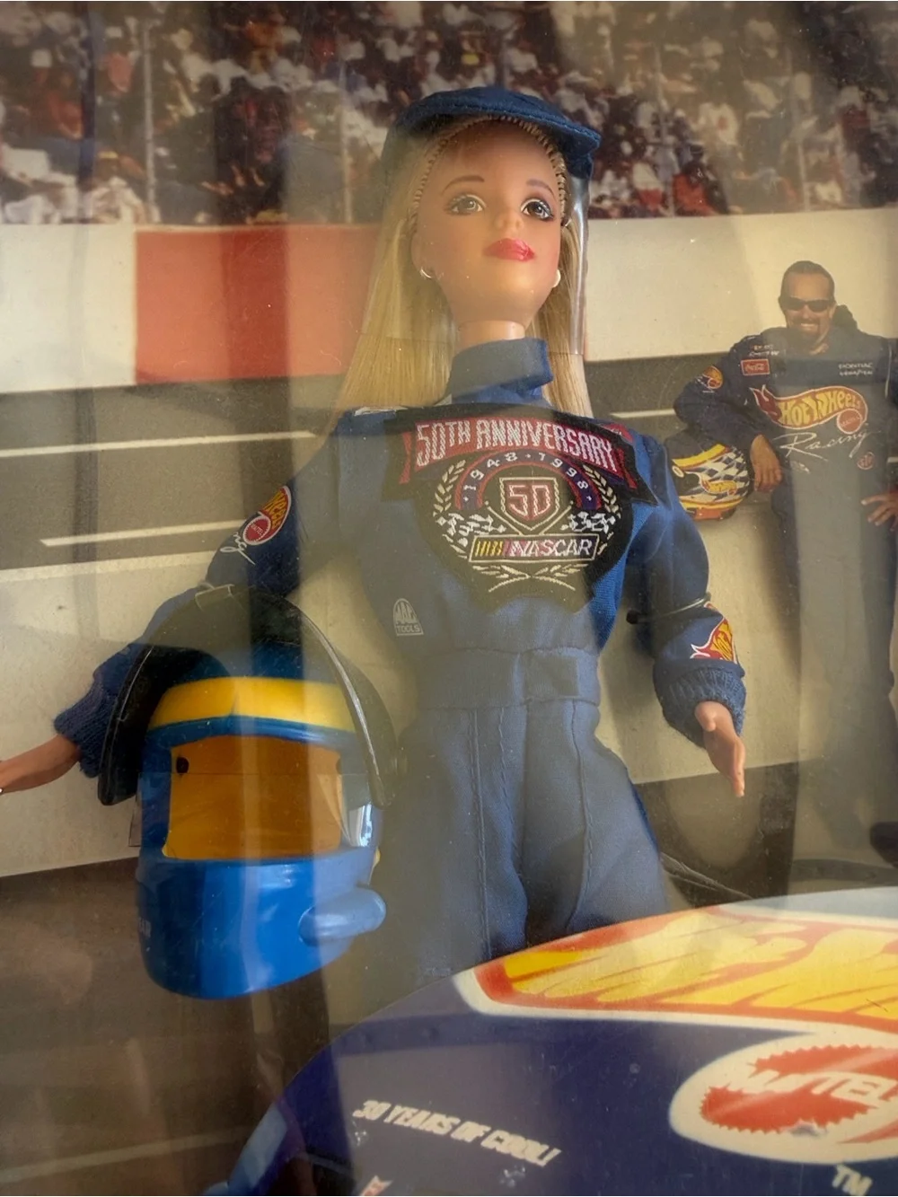 NASCAR Barbie Blue Outfit Collector edition